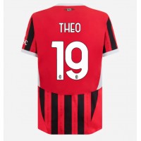 Pánský Fotbalový dres AC Milan Theo Hernandez #19 2024-25 Domácí Krátký Rukáv